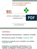 1 Histoire Medicaments & Pharmacie DR Soafara Andrianome