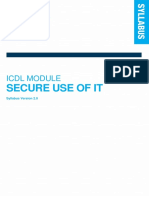 Secure Use of It: Icdl Module