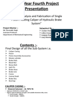 Final Year Fourth Project Presentation