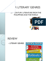 Other Literary Genres: 21 Century Literature From The Philippines and The World