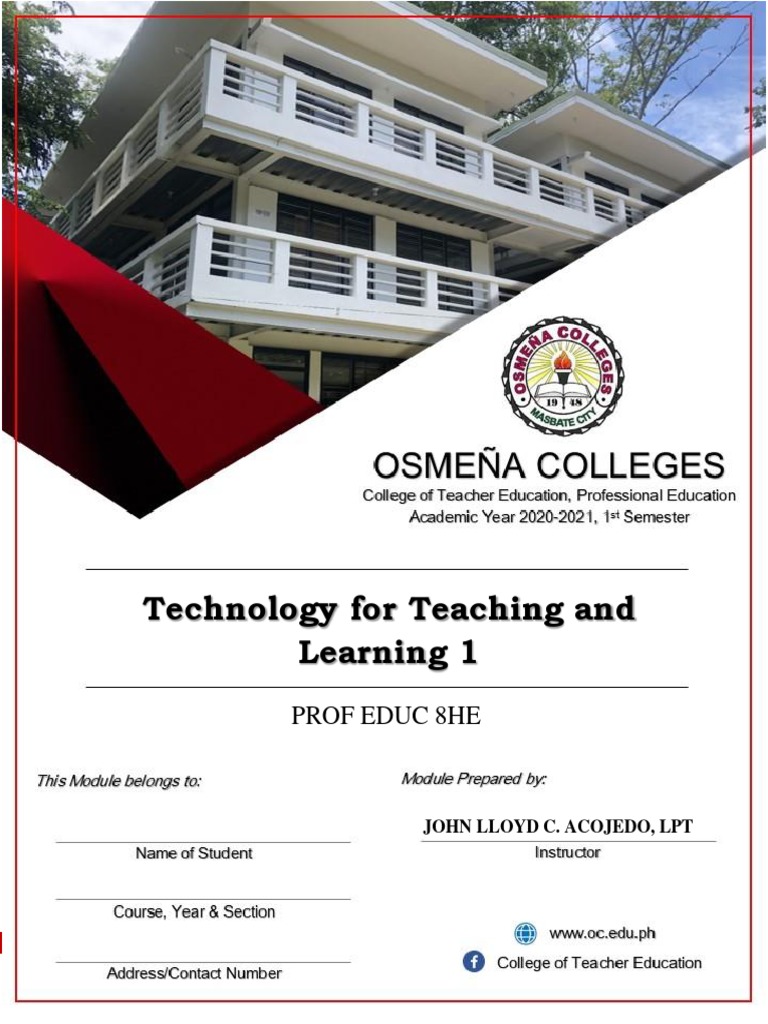 Educational Technology Overview Module 1 | PDF | Educational Technology ...