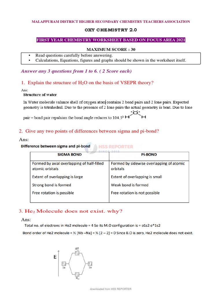 Key Concepts in Chemistry: An Analysis of Orbital Hybridization ...
