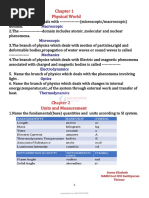 HSSRPTR - +1 Physics Focus Area Question Bank-All