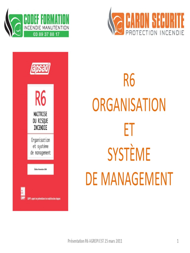 Règles APSAD R6 pour la sécurité incendie | PDF | Sécurité | Prophylaxie