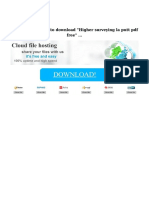 Higher Surveying La Putt PDF Free Download Compress