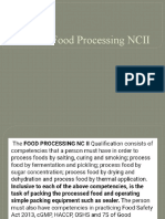 Food Processing NCII: Salting, Curing, Smoking