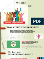 Women Empowerment: Jay R Pandya Sem - 1 MC Assignment