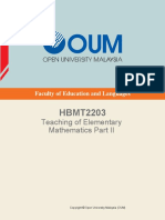 Hbmt2203-Maths of Teaching