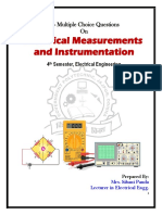 200+ MCQs on Electrical Measurements & Instrumentation