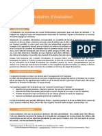 Modalites D Evaluation PDF