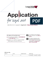 Legal Aid Application Form