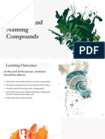 Writing Formulas and Naming Compounds