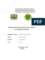 Determinación de puntos de ebullición y fusión de compuestos orgánicos