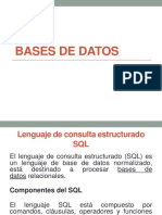 SQL y bases de datos