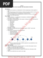 State, State Graphs and Transition Testing