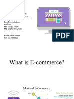Online Store Using E-Commerce and Database Design and Implementation