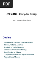 CD - CH2 - Lexical Analysis