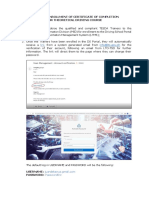 Guide For Enrollment of Certificate of Completion