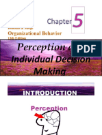Organizational Behavior: Perception and Individual Decision Making
