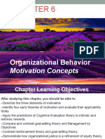 Organizational Behavior: Motivation Concepts