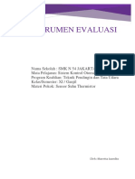 Instrumen Evaluasi Sensor Suhu Thermistor