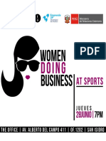 Women Doing Business at Sports 28 de Junio 7pm Web