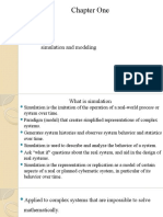 Chapter One Simulation and Modeling