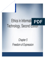 Ethics in Information Technology, Second Edition: Freedom of Expression