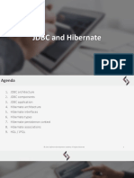 JDBC and Hibernate