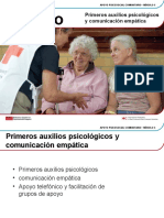 Módulo Primeros Auxilios Psicológicos