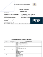 ICT Syllabus Breakdown Class 4