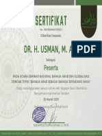 DR. H. USMAN, M. Ag.