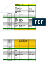 2011 MP Schedule