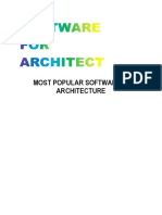 Most Popular Software in Architecture