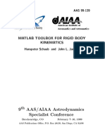 9 AAS/AIAA Astrodynamics Specialist Conference: Matlab Toolbox For Rigid Body Kinematics