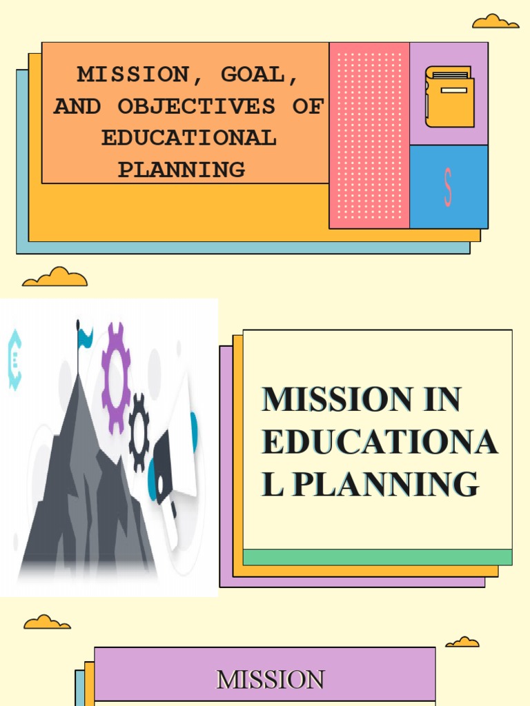 Goals and Objectives of Educational Planning | PDF | Goal | Curriculum