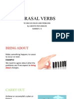 Phrasal Verbs: To Discuss Issues and Problems by Alberto Pati Limachi Summit 2-3