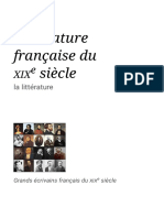 Littérature Française Du XIXe Siècle - Wikipédia