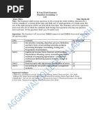 B Com I First Semester Financial Accounting I 1 01