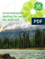 Environmental Testing For Water, Air, and Soil: GE Healthcare