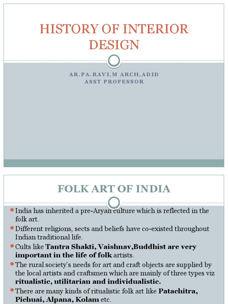 Folk Art and Interior Design in India | PDF | Decorative Arts | Textiles