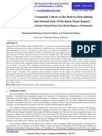 Social-Economic and Community Culture As The Basis For Determining A Special Zone in Kutai National Park (TNK) Kutai Timur Regency