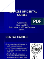 Theories of Dental Caries