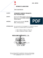 Informe NR 4539-B de Standard Company Projects Con Firma