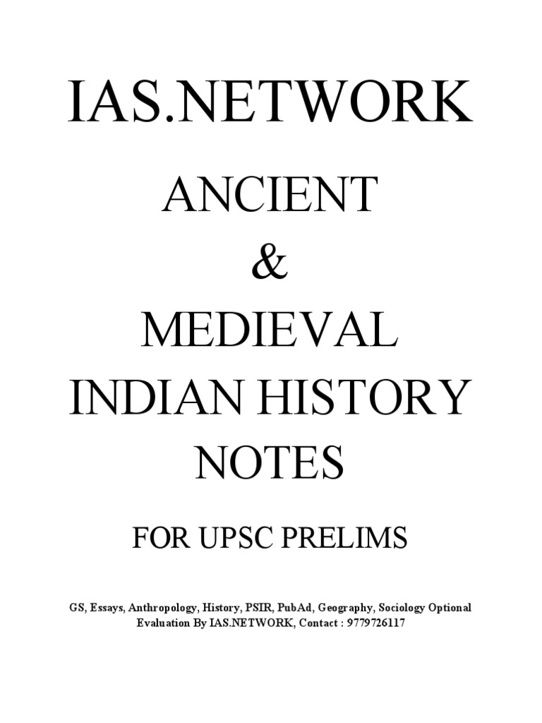 Work Ancient and Medieval Indian History Notes | PDF | Vedas | Gautama ...