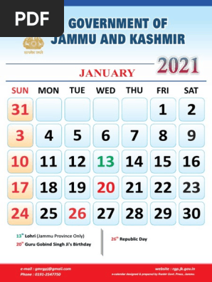 Wall Calender 21 Pdf Asian Ethnic Religion Indian Religions