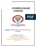 Pioneer Nursing College Vadodara: Submitted by