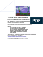 Worksheet: Roller Coaster Simulation