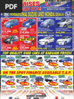 Top Quality Used Cars at Bargain Prices!: On The Spot Finance Available T.A.P