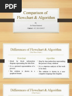 Comparison of Flowchart & Algorithm